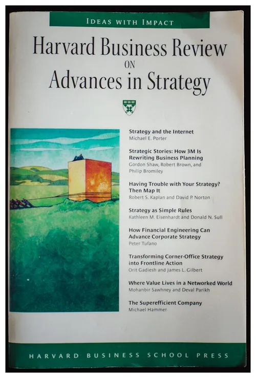 HBR's Advances in Strategy cover